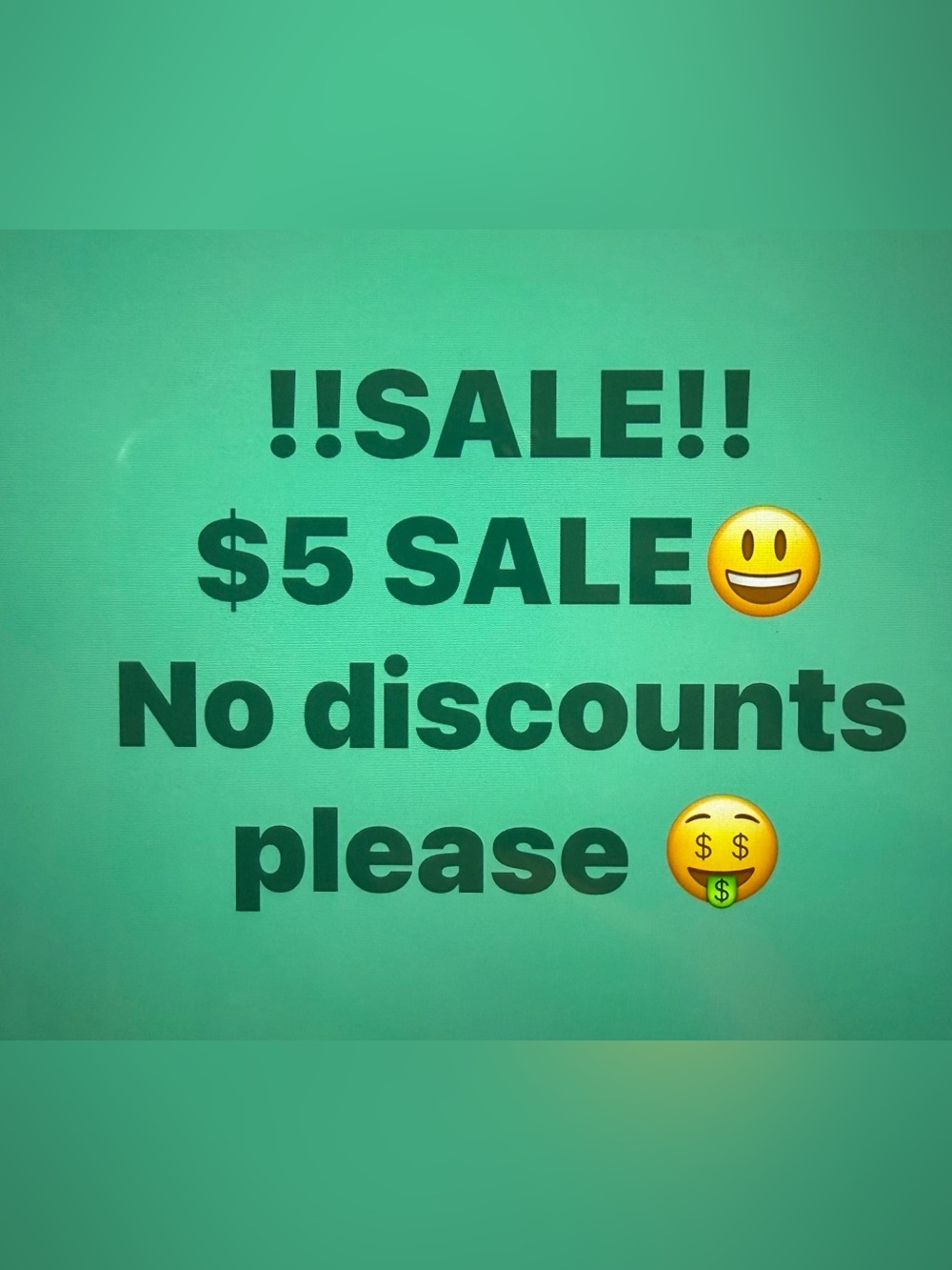 $$$5$$$ SALE!!! $5